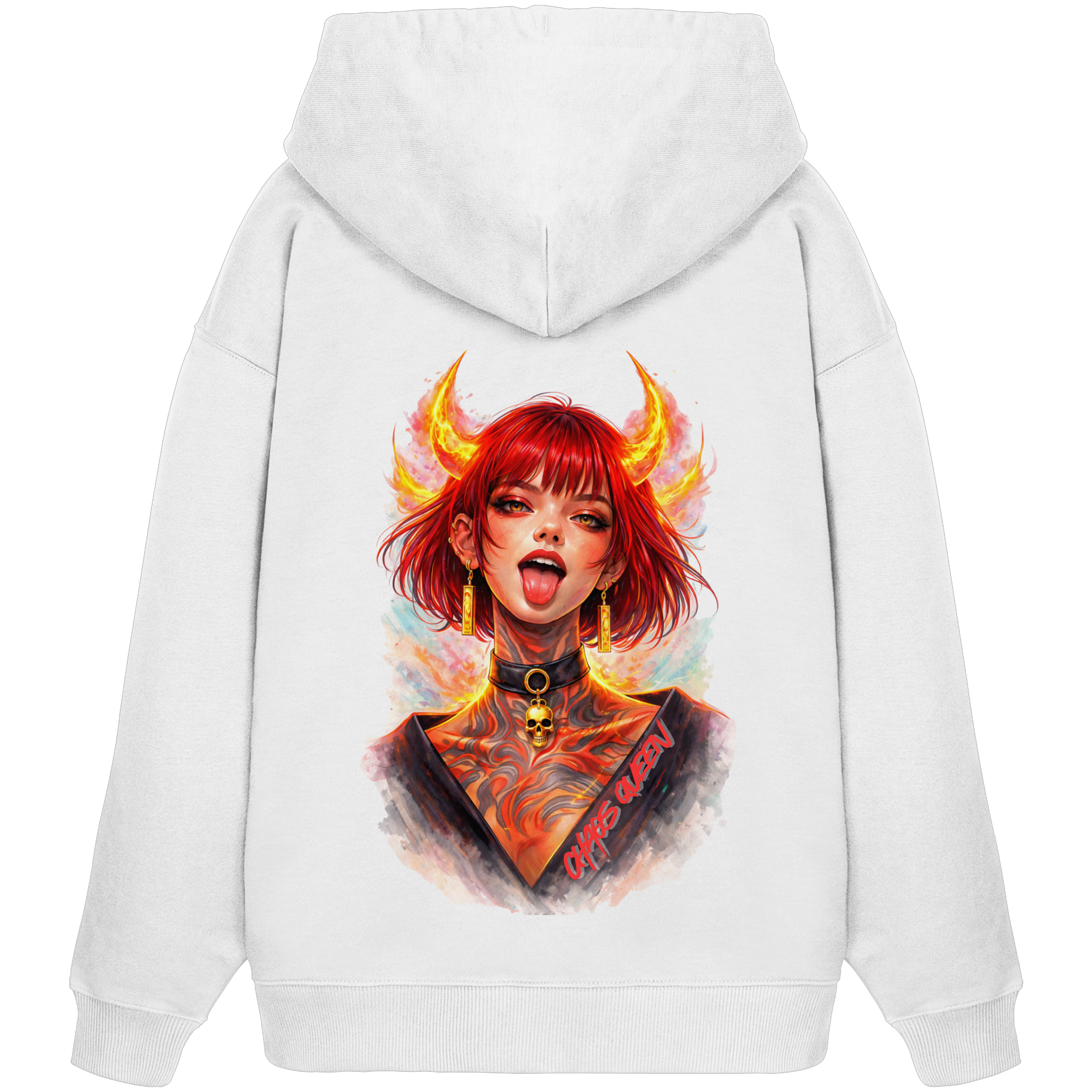 Chaos Queen - Organic Oversize Unisex Hoodie