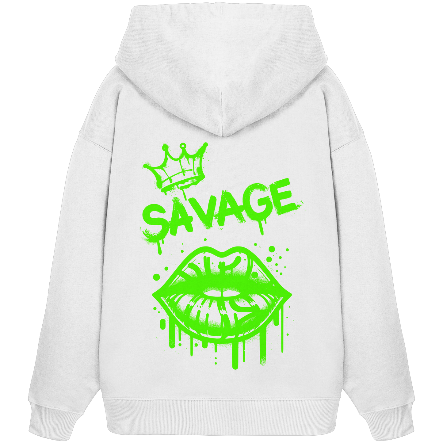 Kiss of Attitude - Organic Oversize Hoodie
