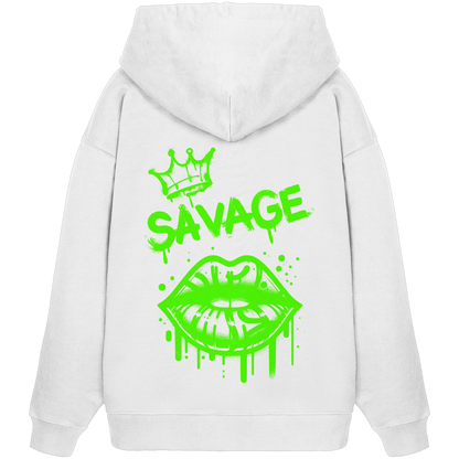 Kiss of Attitude - Organic Oversize Hoodie