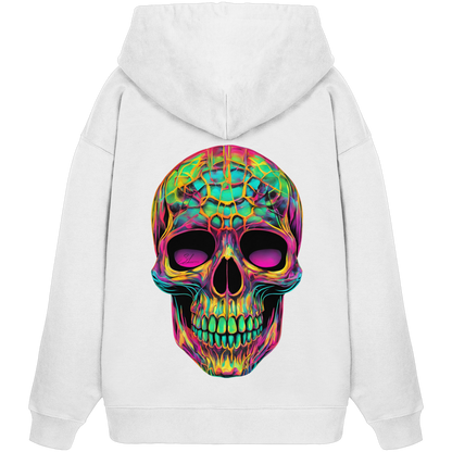 Psychedelic Skull - Organic Oversize Hoodie