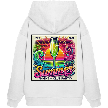 Summer Party Vibes - Organic Oversize Hoodie