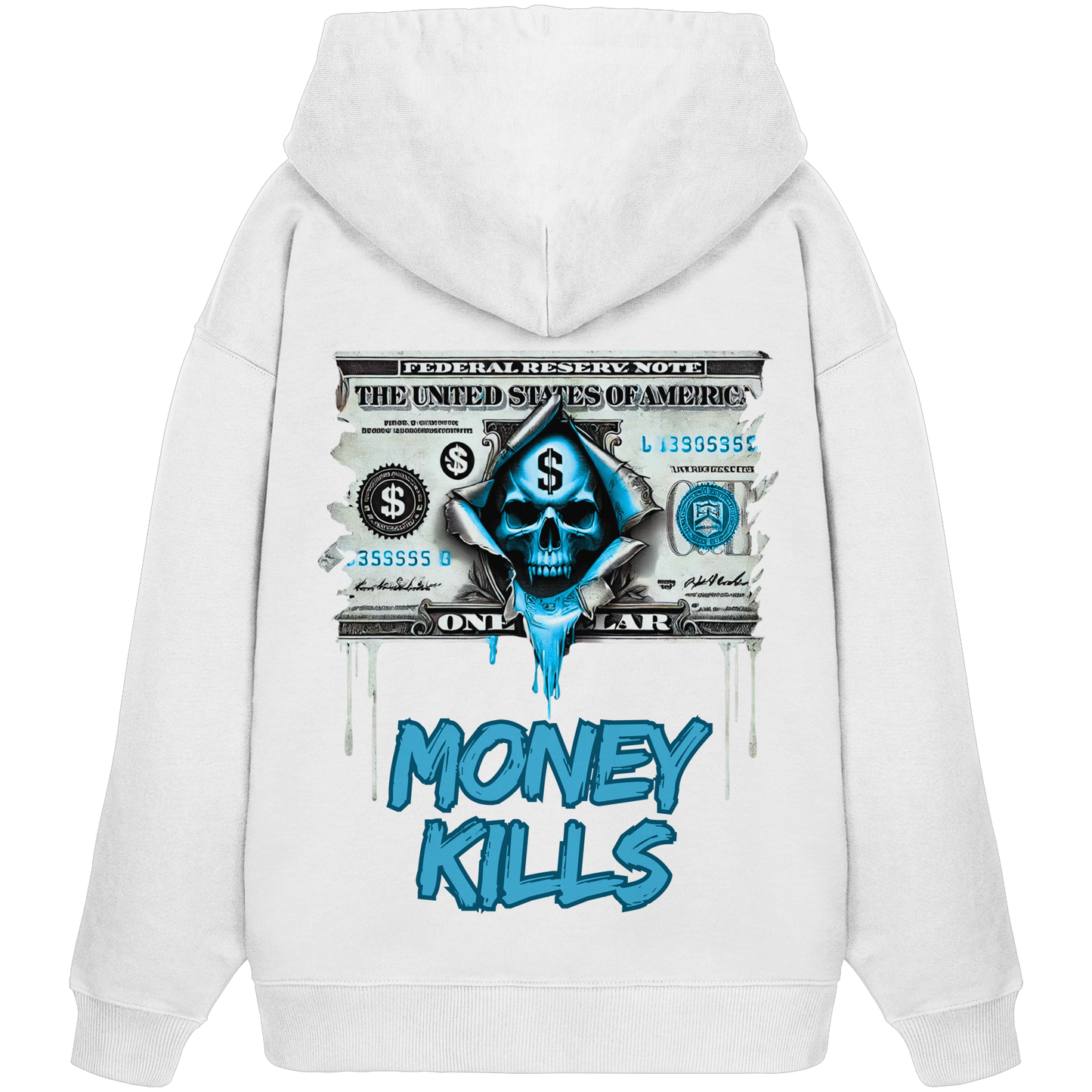 Money Kills - Organic Oversize Hoodie