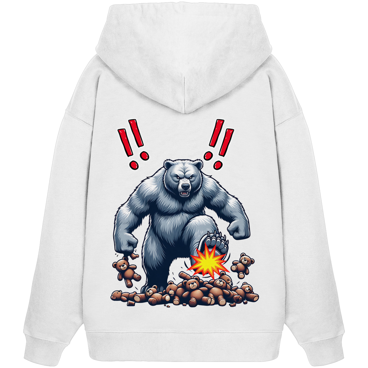 Teddy Terror - Sweat à capuche oversize bio