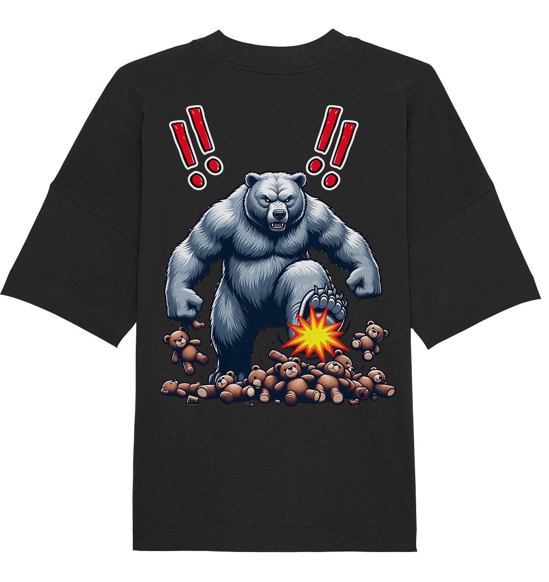 Teddy Terror - Organic Oversized Shirt