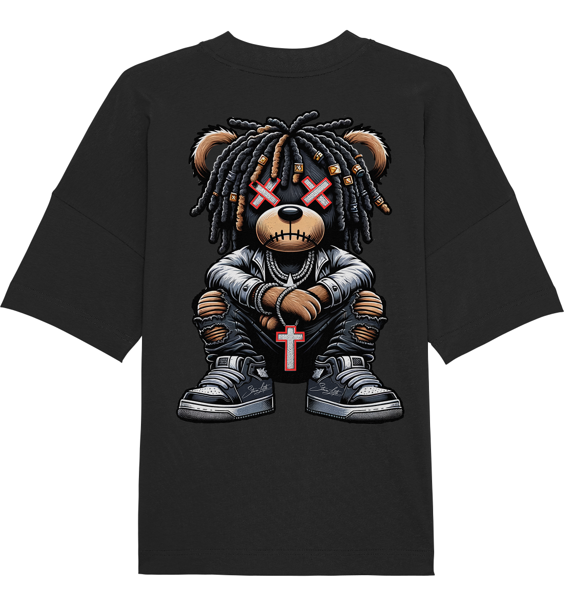 Badass Teddy - Organic Oversized Shirt