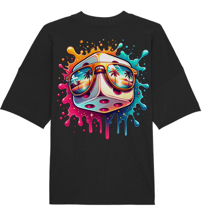 Sunset Vibes Dice - Organic Oversized Shirt