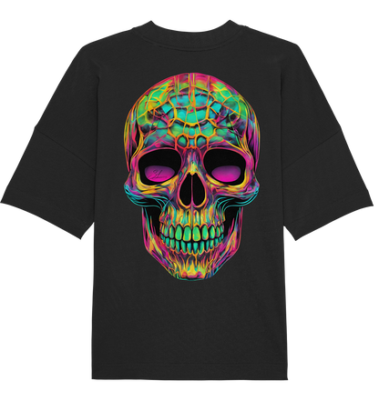 Psychedelic Skull - Organic Oversize Shirt