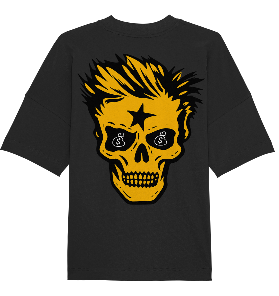 Golden Skull Dreams - Organic Oversized Shirt