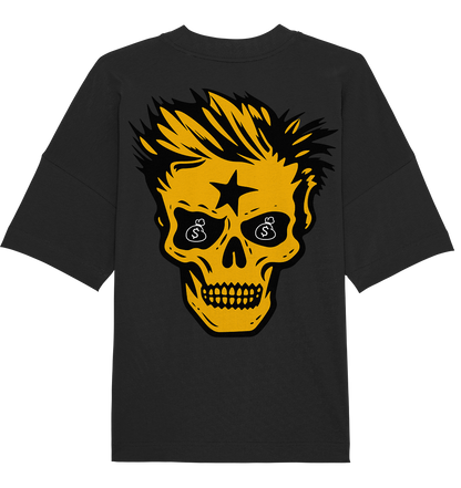 Golden Skull Dreams - Organic Oversized Shirt
