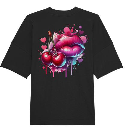 Cherry Kiss - Organic Oversized Shirt