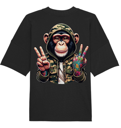 Jungle Ink Monkey - Organic Oversized Shirt