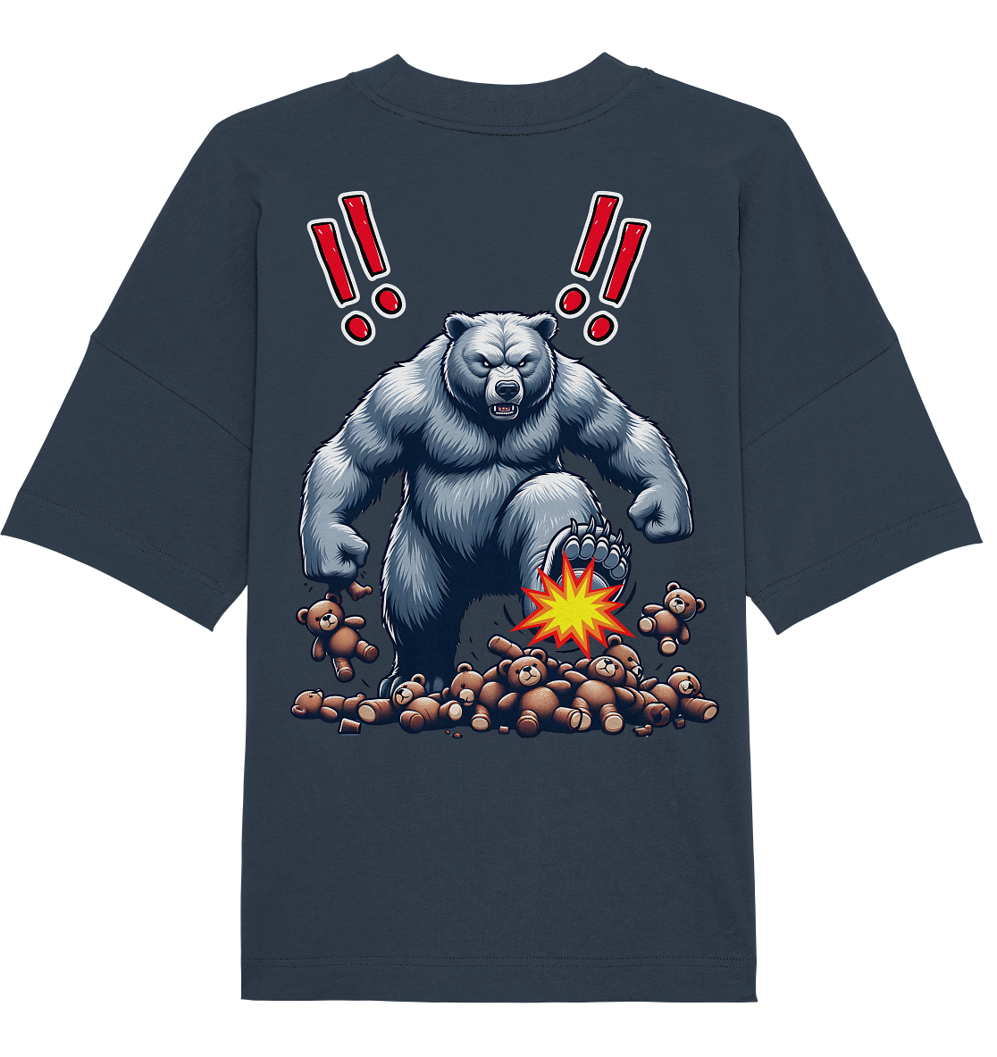 Teddy Terror - Organic Oversized Shirt