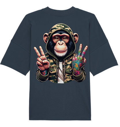 Jungle Ink Monkey - Organic Oversized Shirt