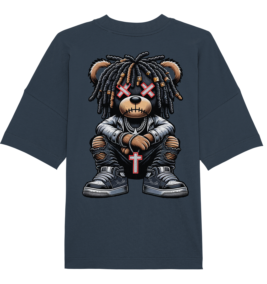 Badass Teddy - Organic Oversized Shirt