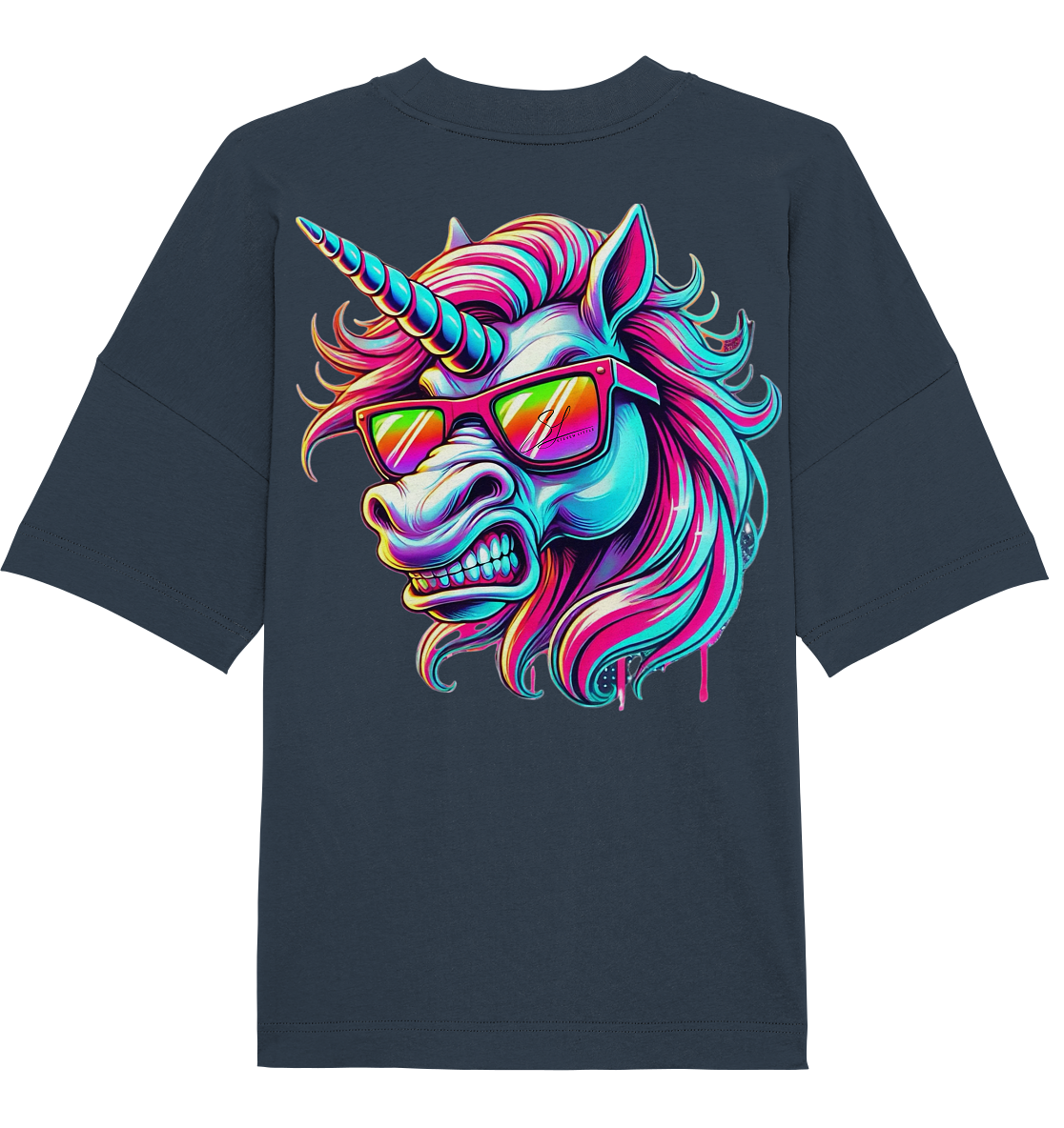 Funky Unicorn - Organic Oversized Shirt