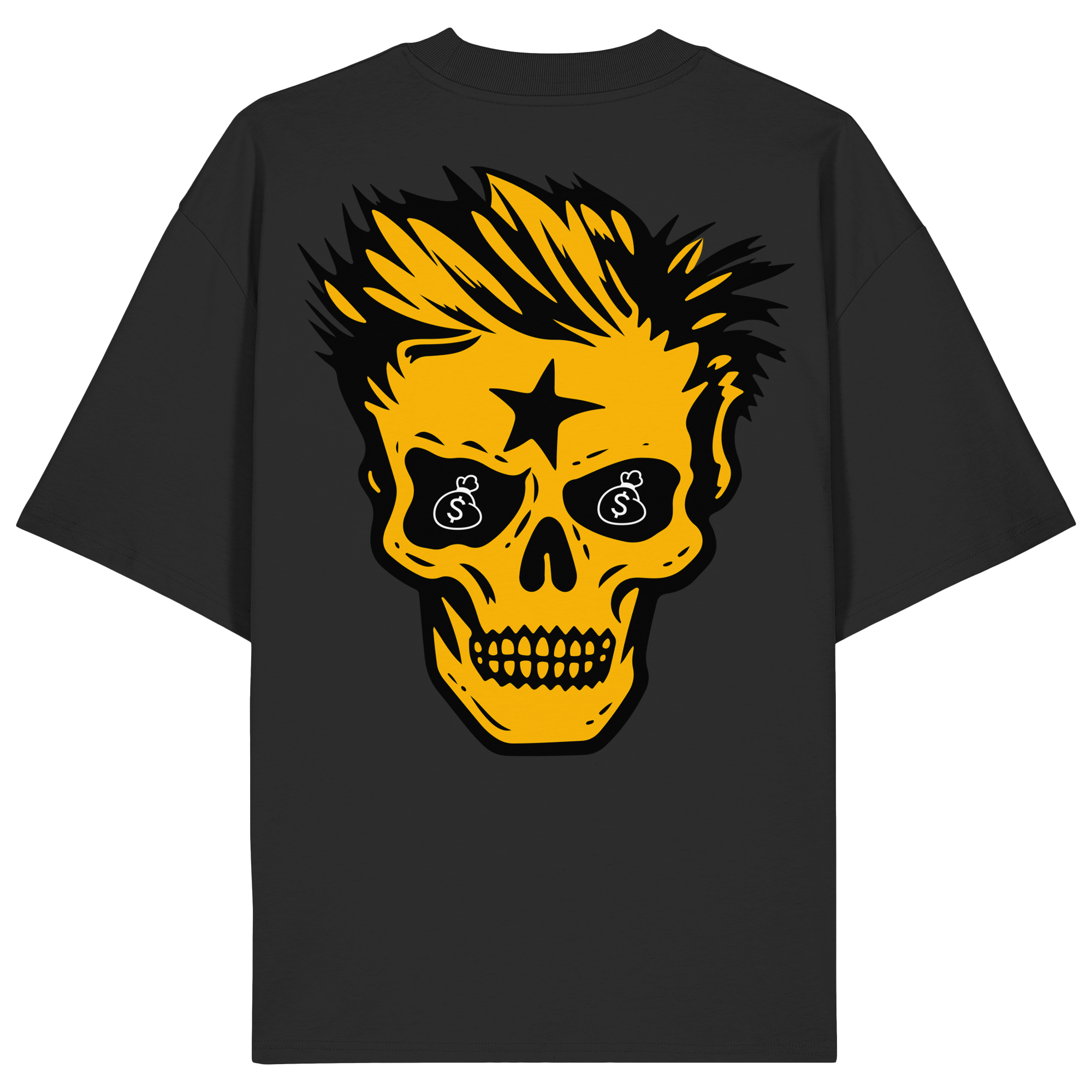 Golden Skull - Organic Oversize Shirt