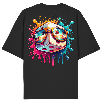 Sunset Vibes Dice - Organic Oversize Shirt