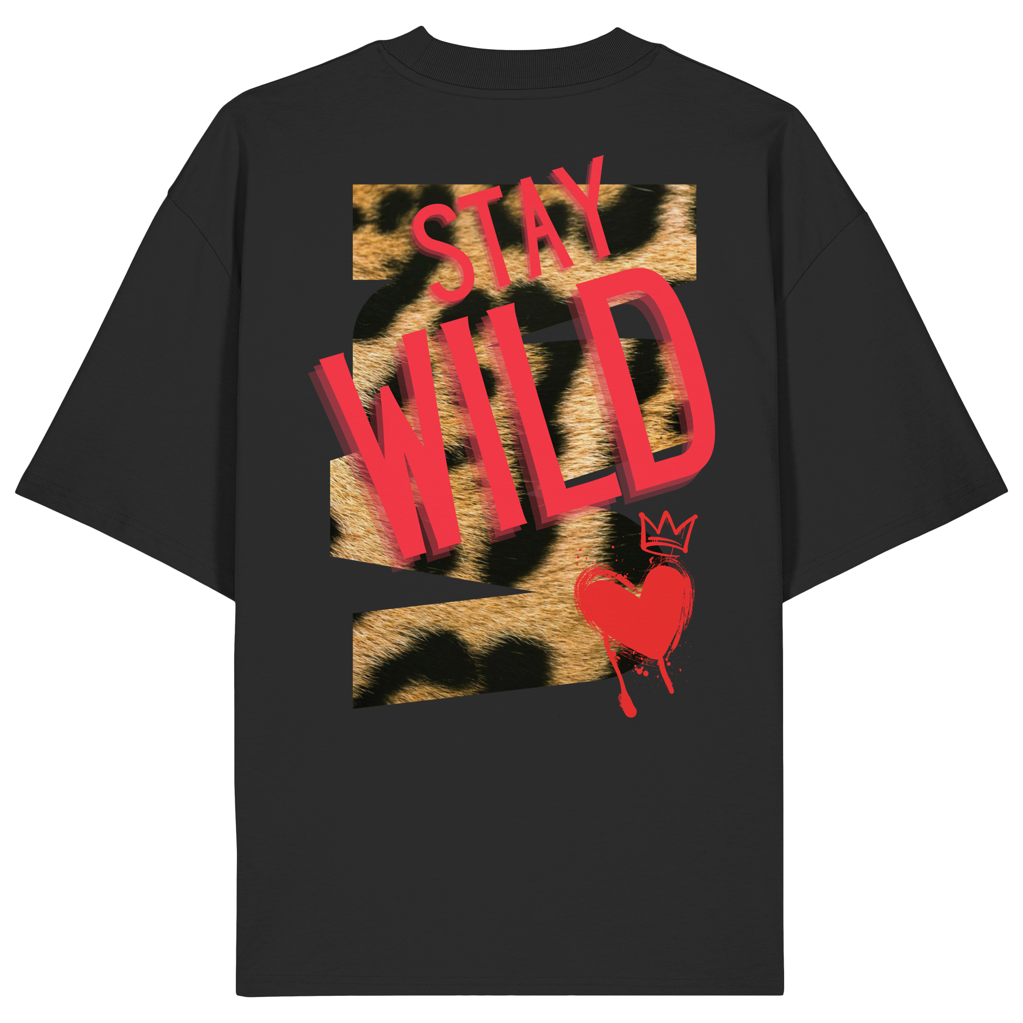 Stay Wild - Organic Oversize Shirt