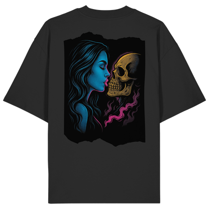 Kissing Skull - Organic Oversize Shirt