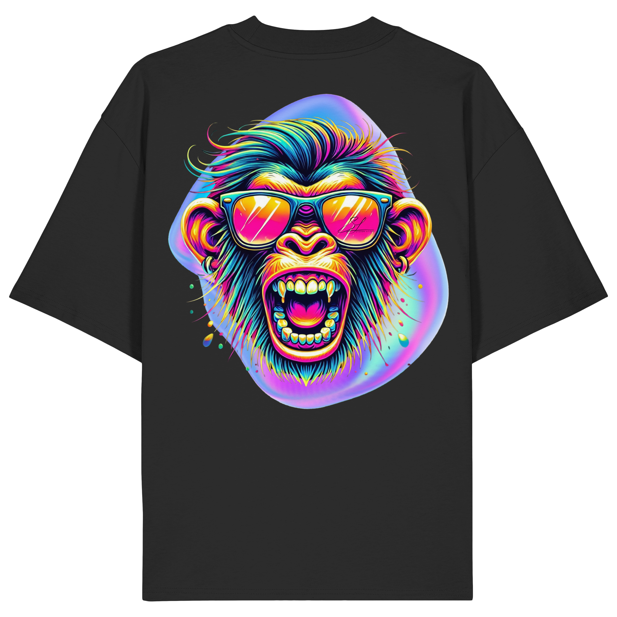 Crazy Chimp - T-shirt oversize bio
