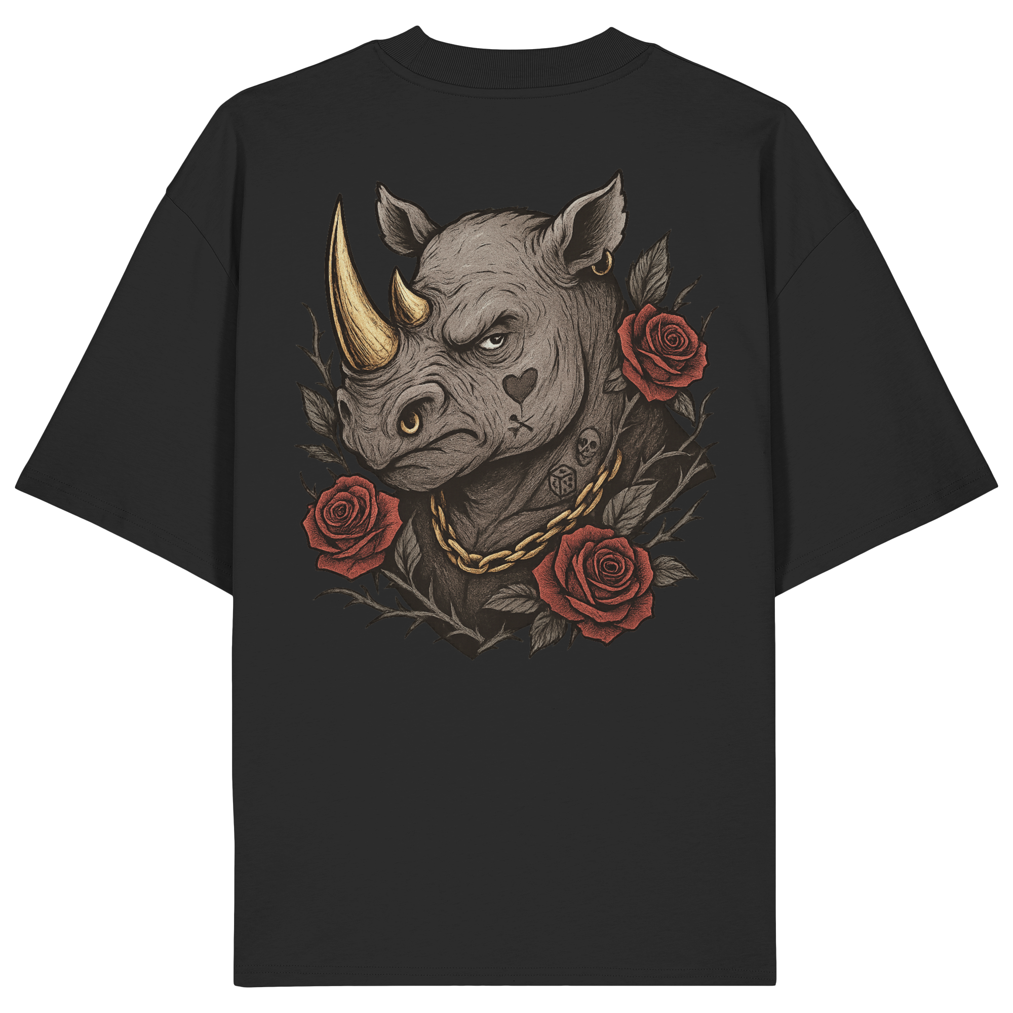 Inked Rhino - Organic Oversize Shirt