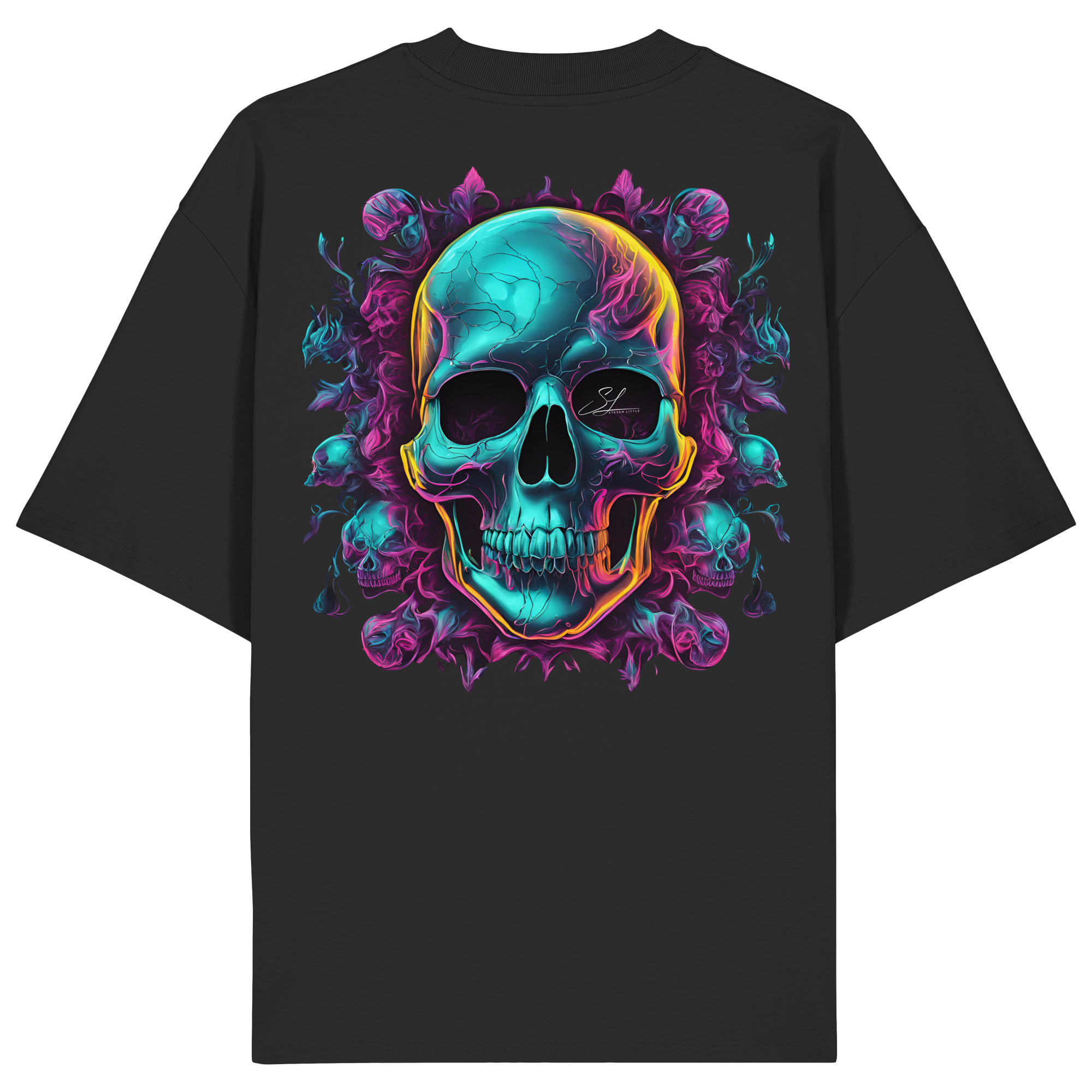 Crâne Galactique - Chemise oversize bio