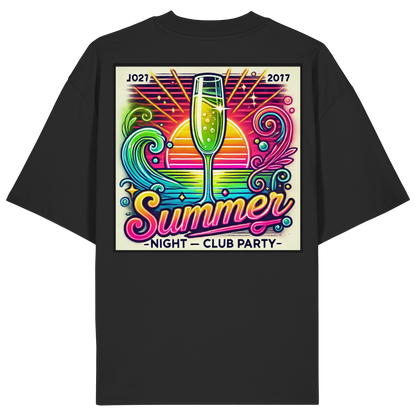 Summer Party Vibes - Organic Oversize Shirt