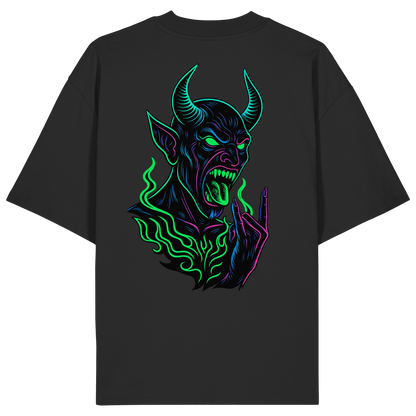 Neon Hellfire - Organic Oversize Shirt