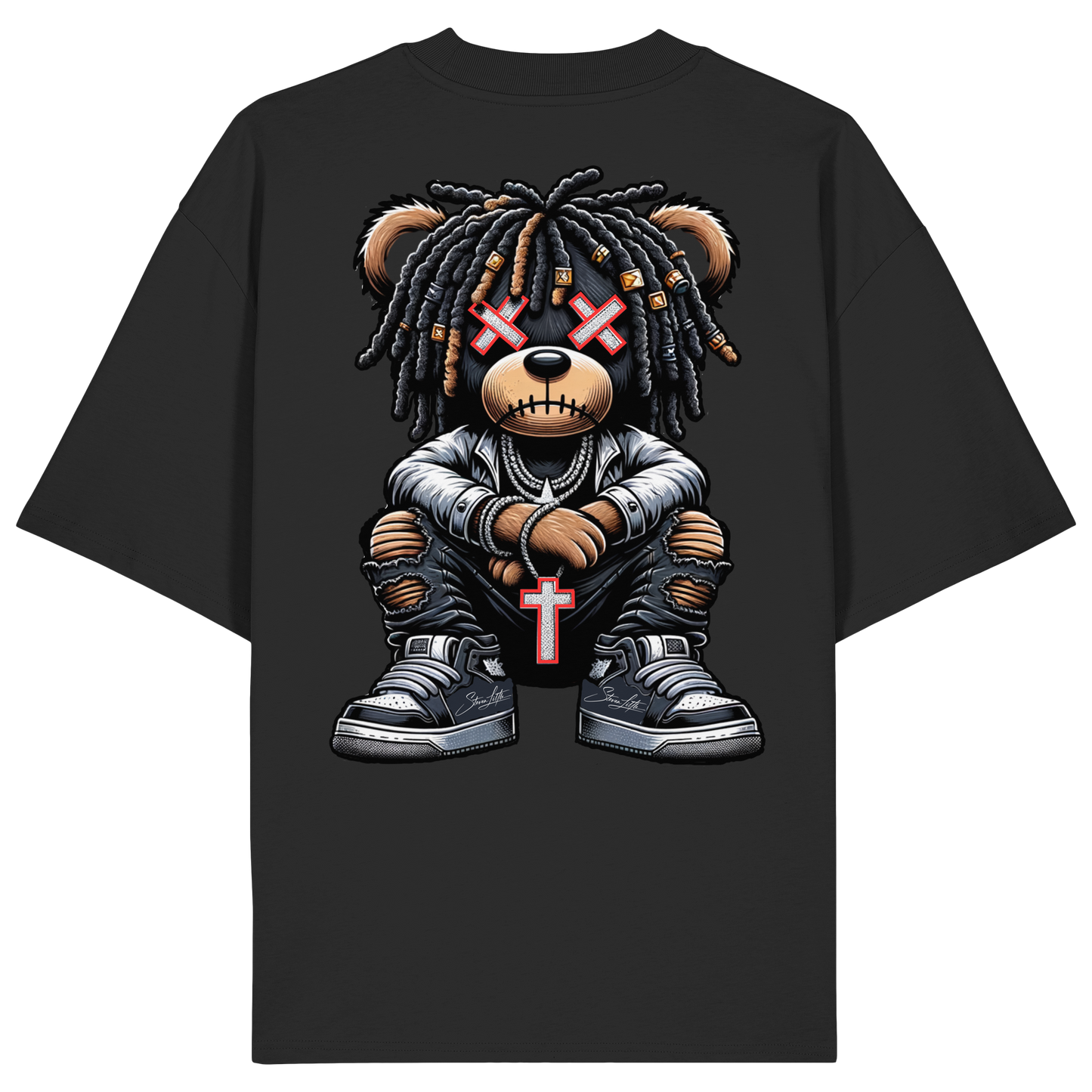 Bad Ass Teddy - Organic Oversize Shirt
