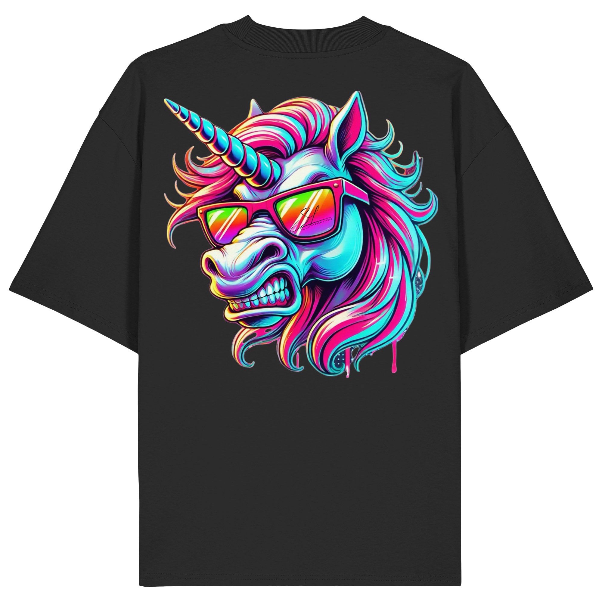 Funky Unicorn - T-shirt oversize bio