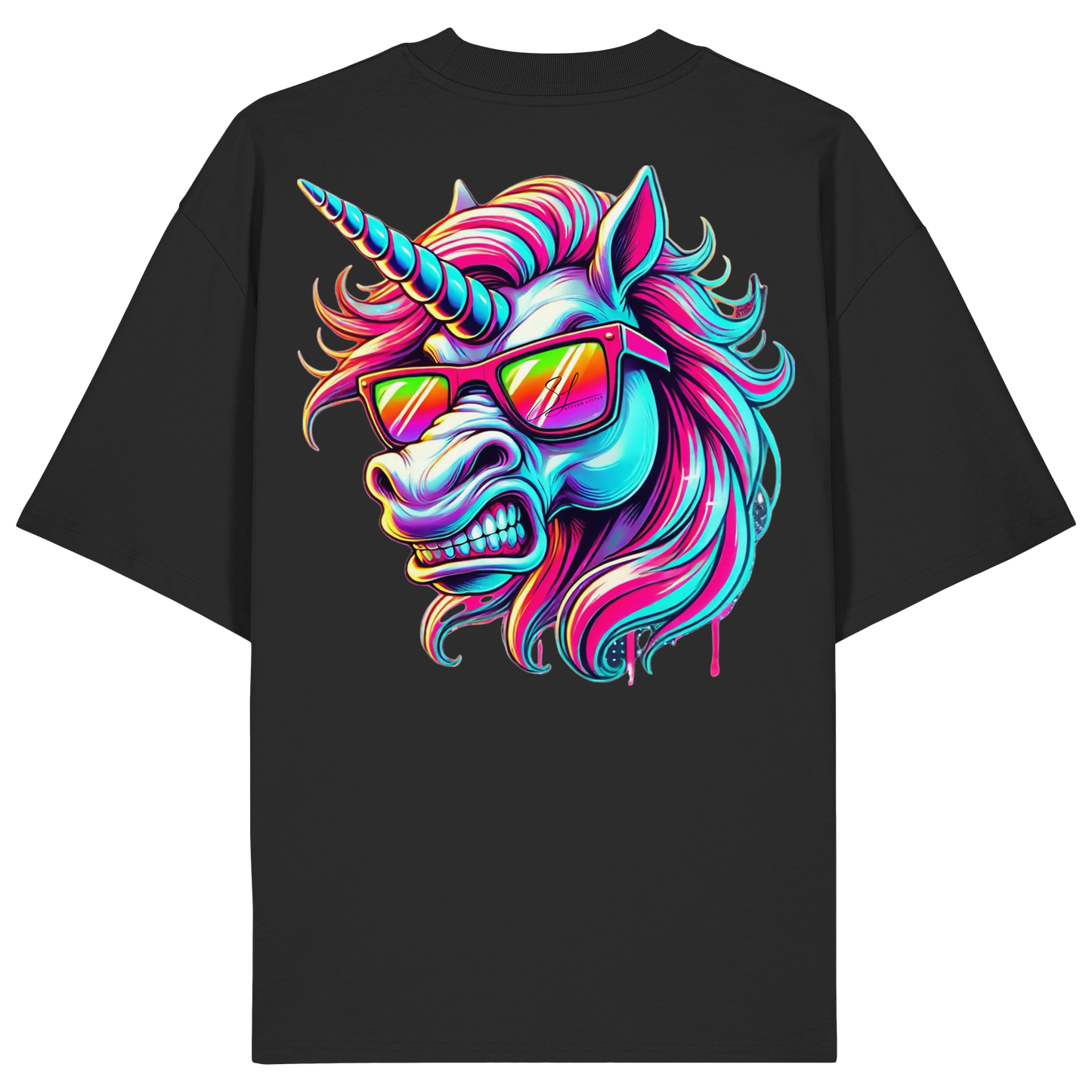 Funky Unicorn - Organic Oversize Shirt