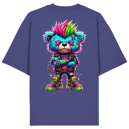 Punk Neon Teddy - Organic Oversize Shirt