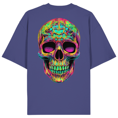 Psychedelic Skull - Organic Oversize Shirt