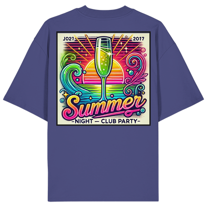 Summer Party Vibes - Organic Oversize Shirt