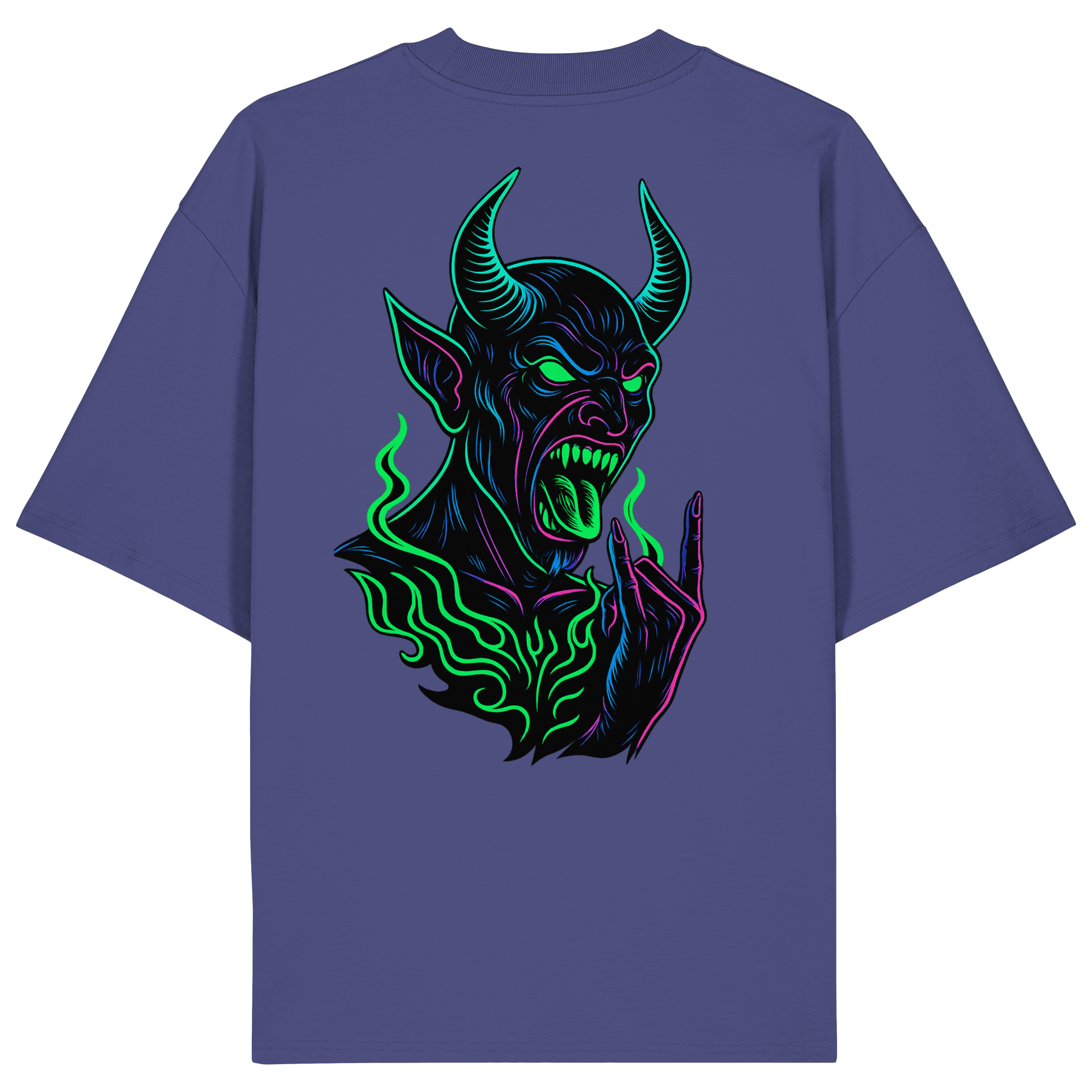Neon Hellfire - Organic Oversize Shirt
