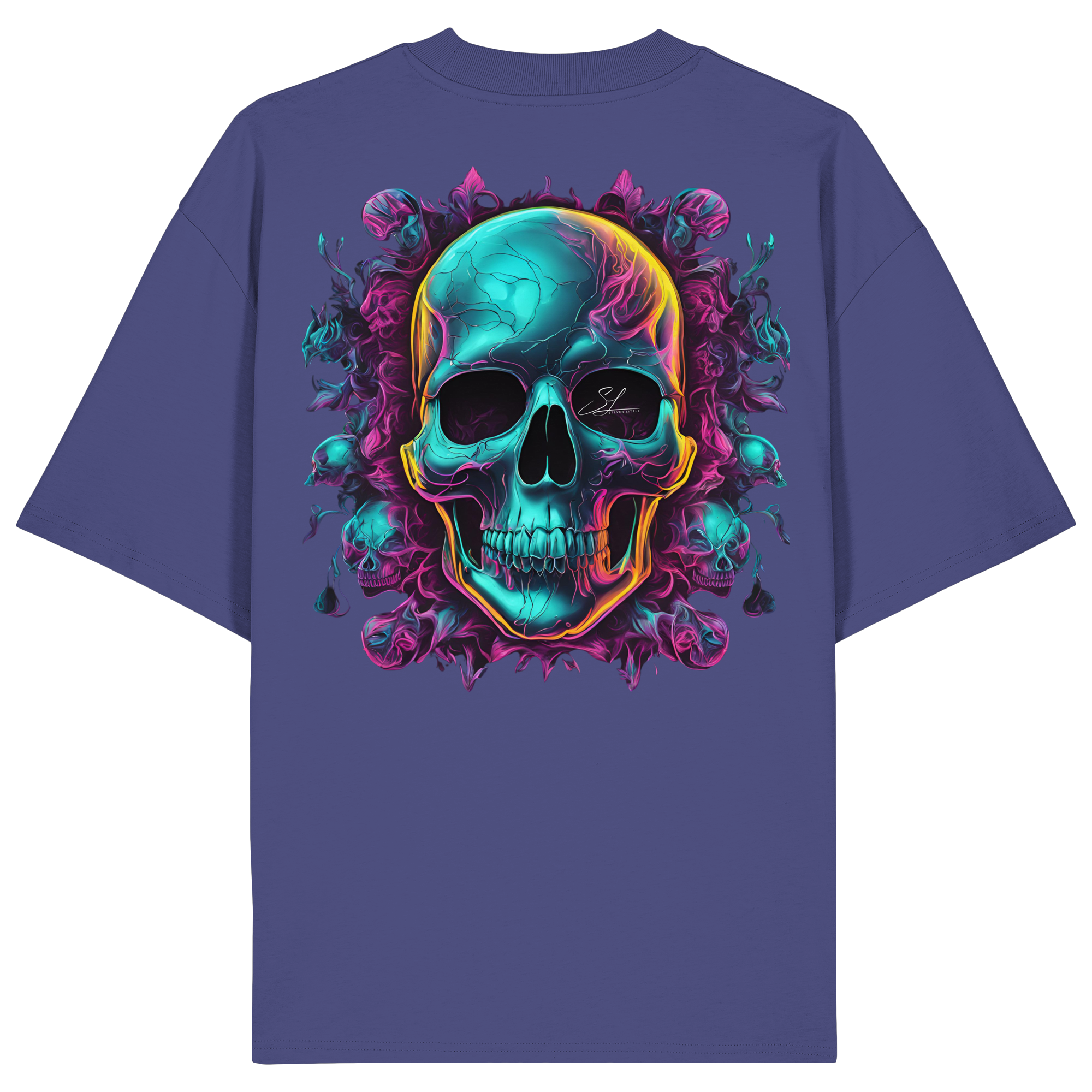 Crâne Galactique - Chemise oversize bio