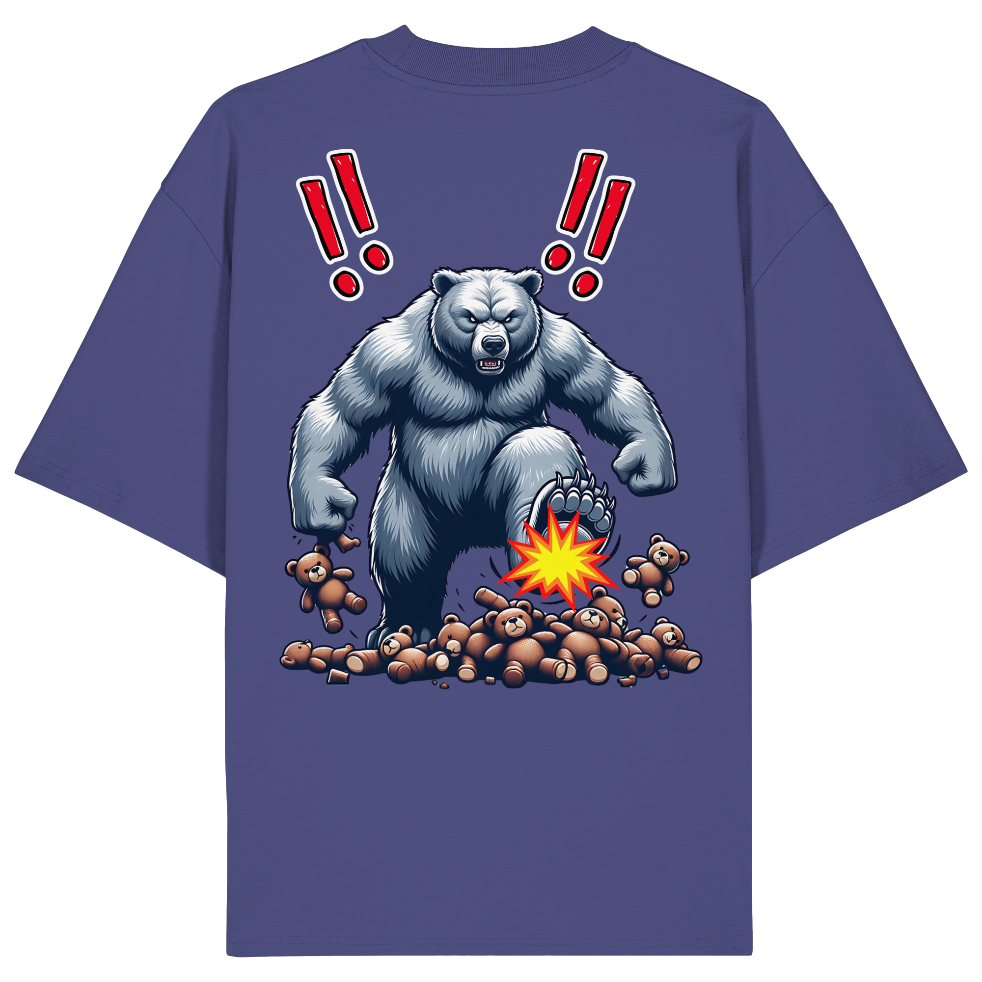 Teddy Terror - Organic Oversize Shirt