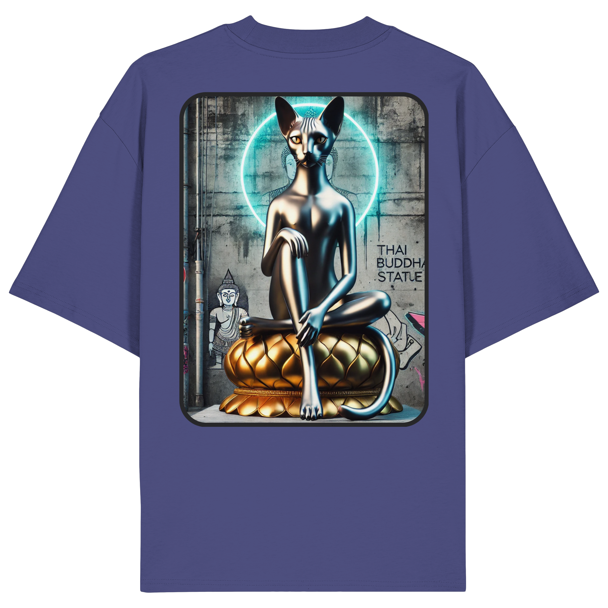 Mystic Cat - Organic Oversize Shirt