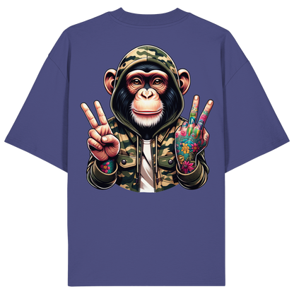 Jungle Ink Monkey - Organic Oversize Shirt