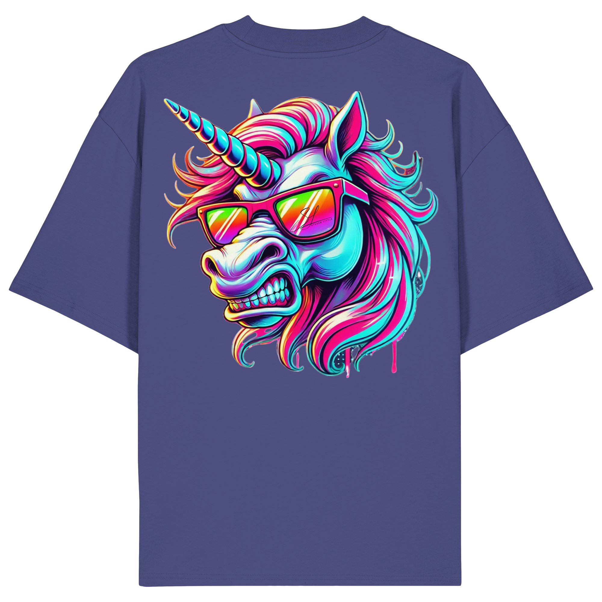 Funky Unicorn - T-shirt oversize bio