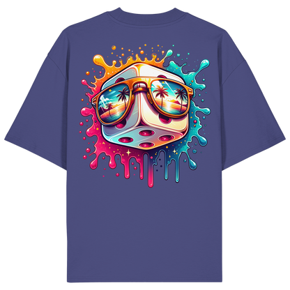 Sunset Vibes Dice - Organic Oversize Shirt