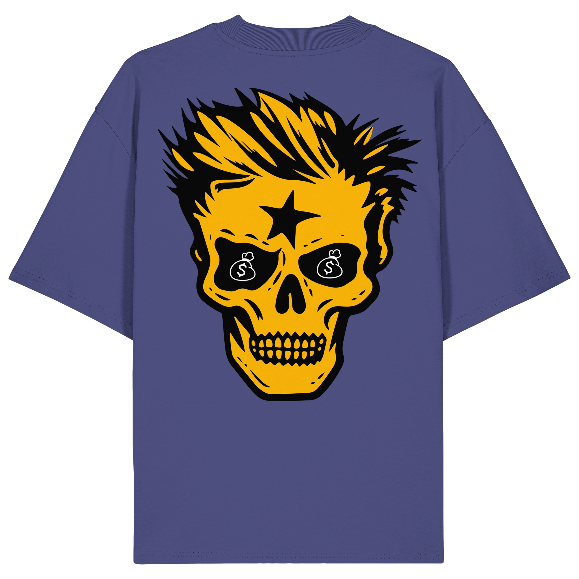 Golden Skull - Organic Oversize Shirt