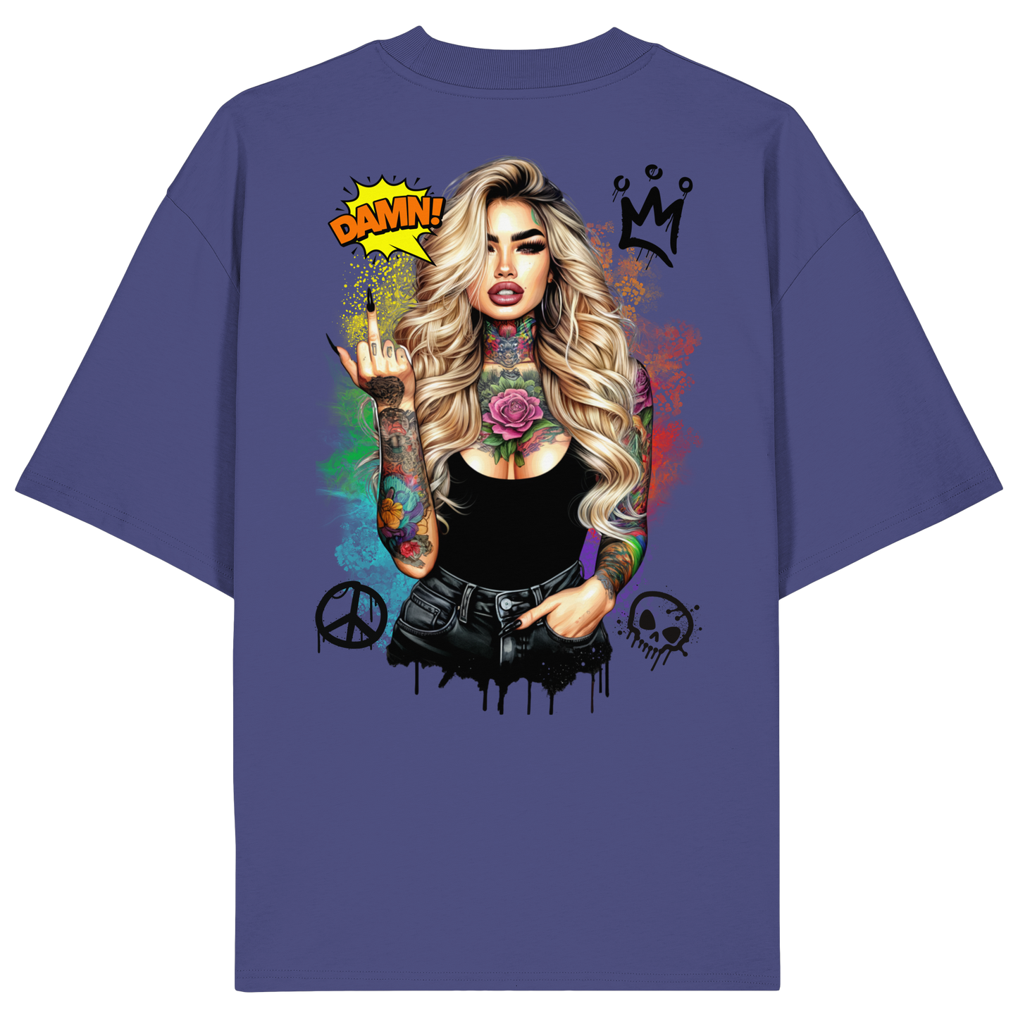 Ink Queen - Organic Oversize Shirt