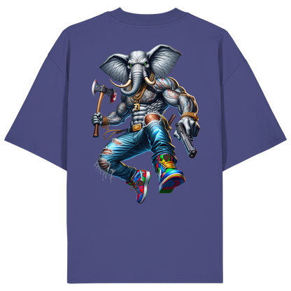 Elephant Warrior - Organic Oversize Shirt