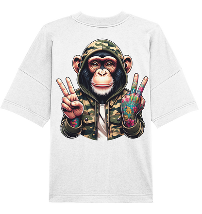 Jungle Ink Monkey - Organic Oversized Shirt