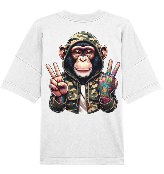 Jungle Ink Monkey - Organic Oversize Shirt