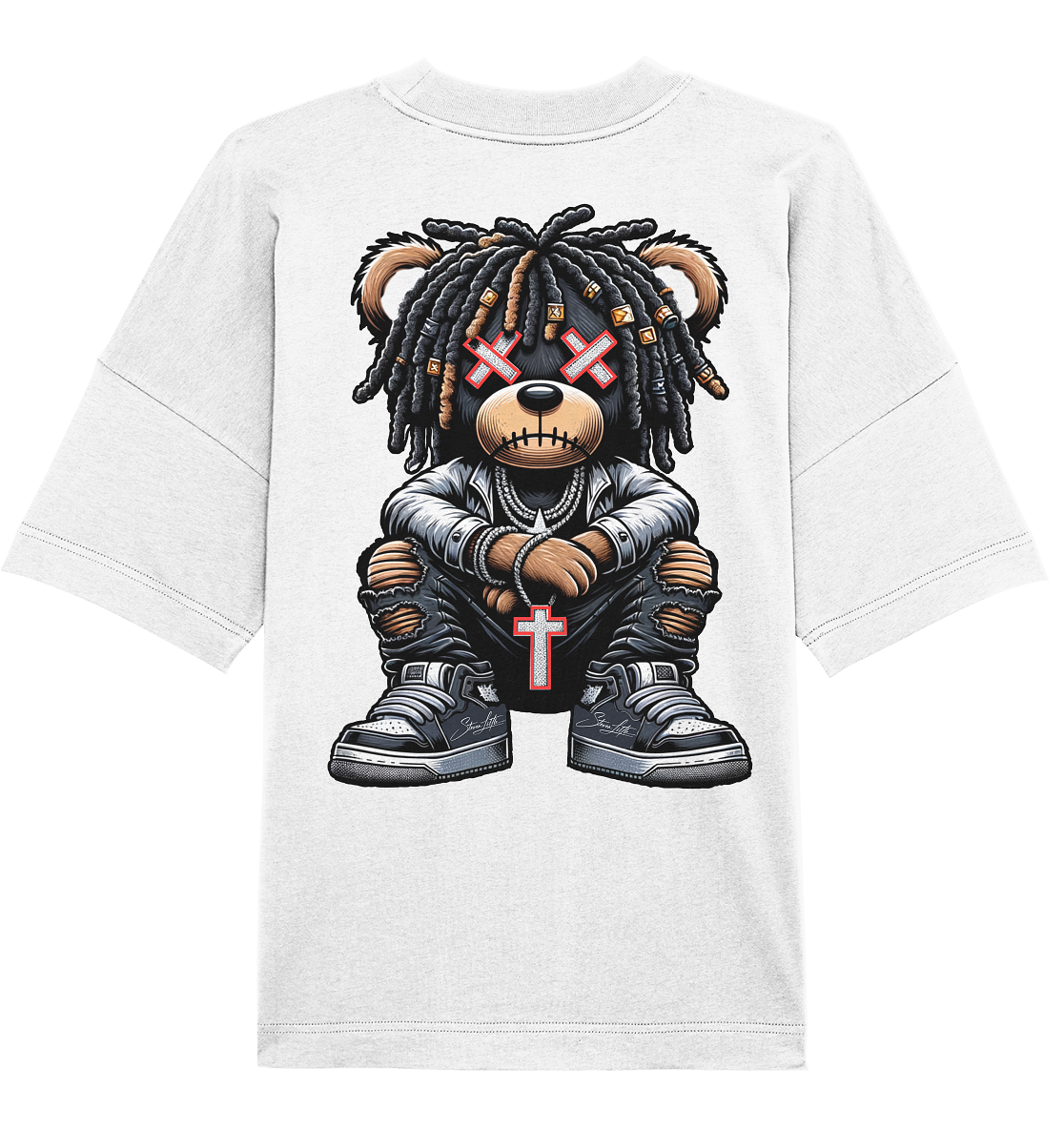 Badass Teddy - Organic Oversized Shirt