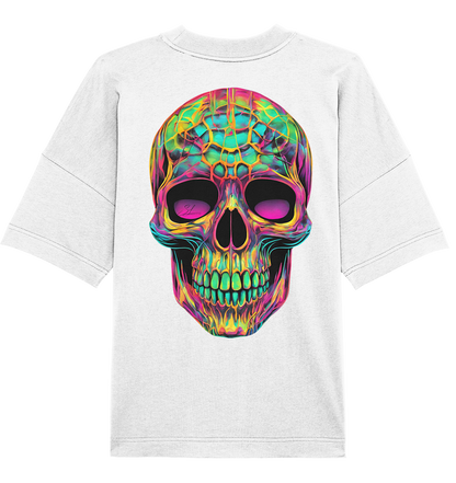 Psychedelic Skull - Organic Oversize Shirt