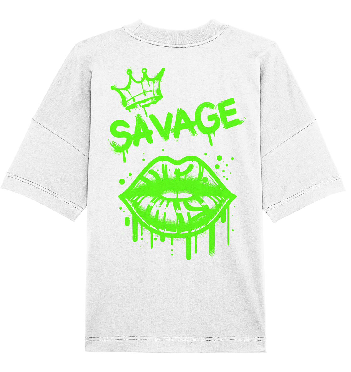 Kiss of Attitude - Organic Oversize Shirt