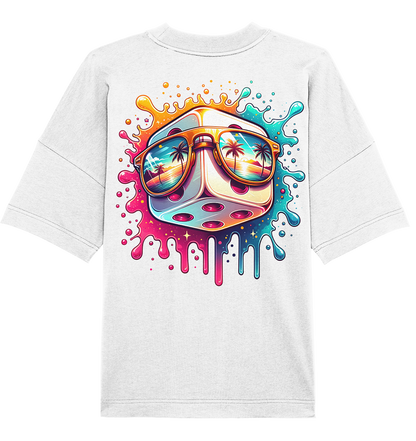 Sunset Vibes Dice - Organic Oversized Shirt
